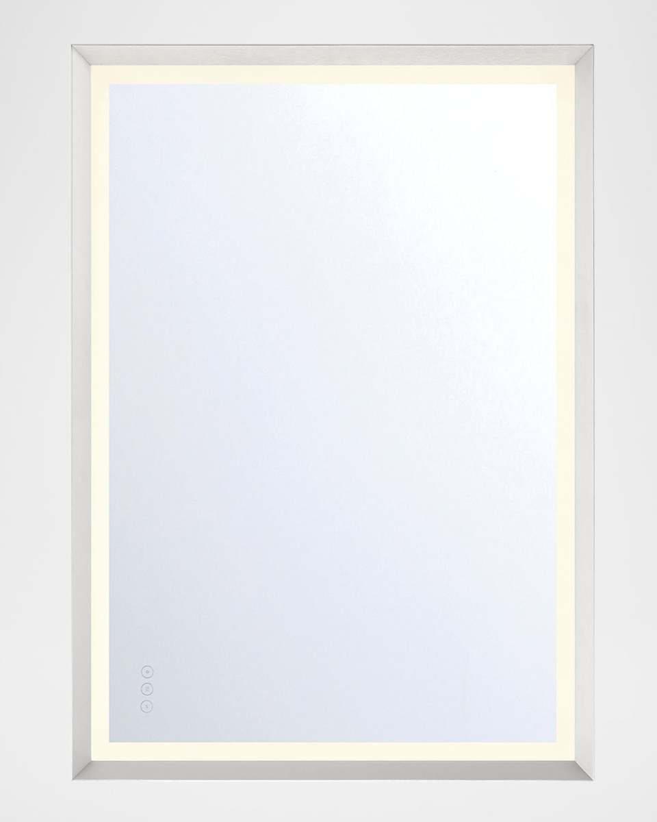 Artell 42" LED Lighted Mirror, Silver